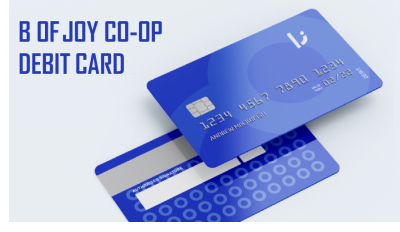 B of Joy co-op Debitcard