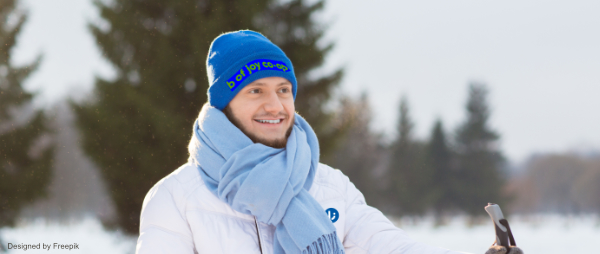 skier enjoys being on the slopes